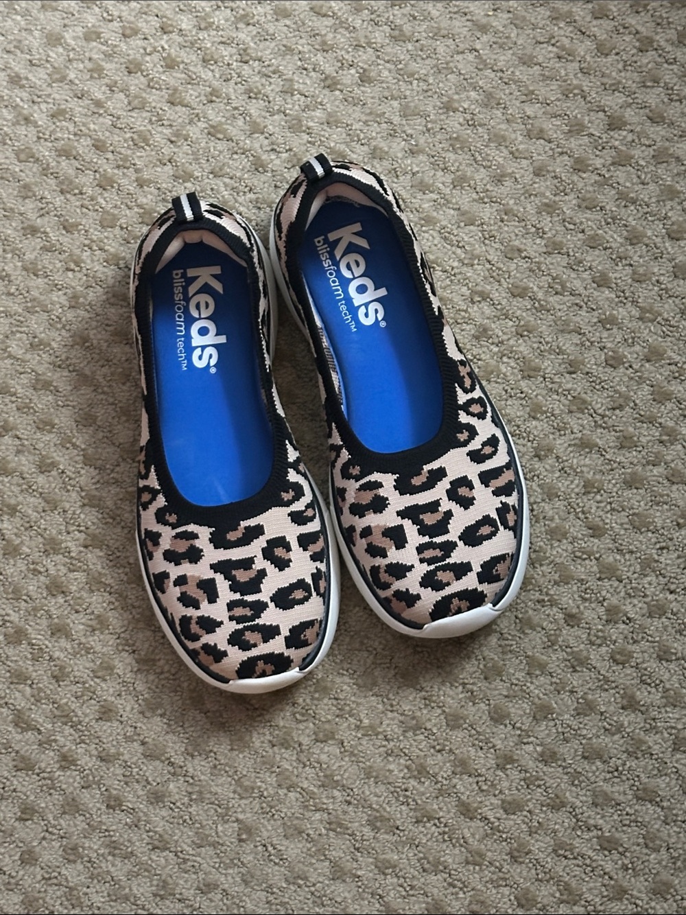 Keds leopard sneakers(size 7)